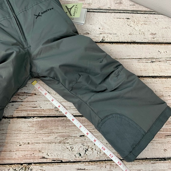 NWT 2T Arctix Kids Snow Bibs Overall Snow Pants Gray Winter Cold Weather Skiing - Picture 8 of 14